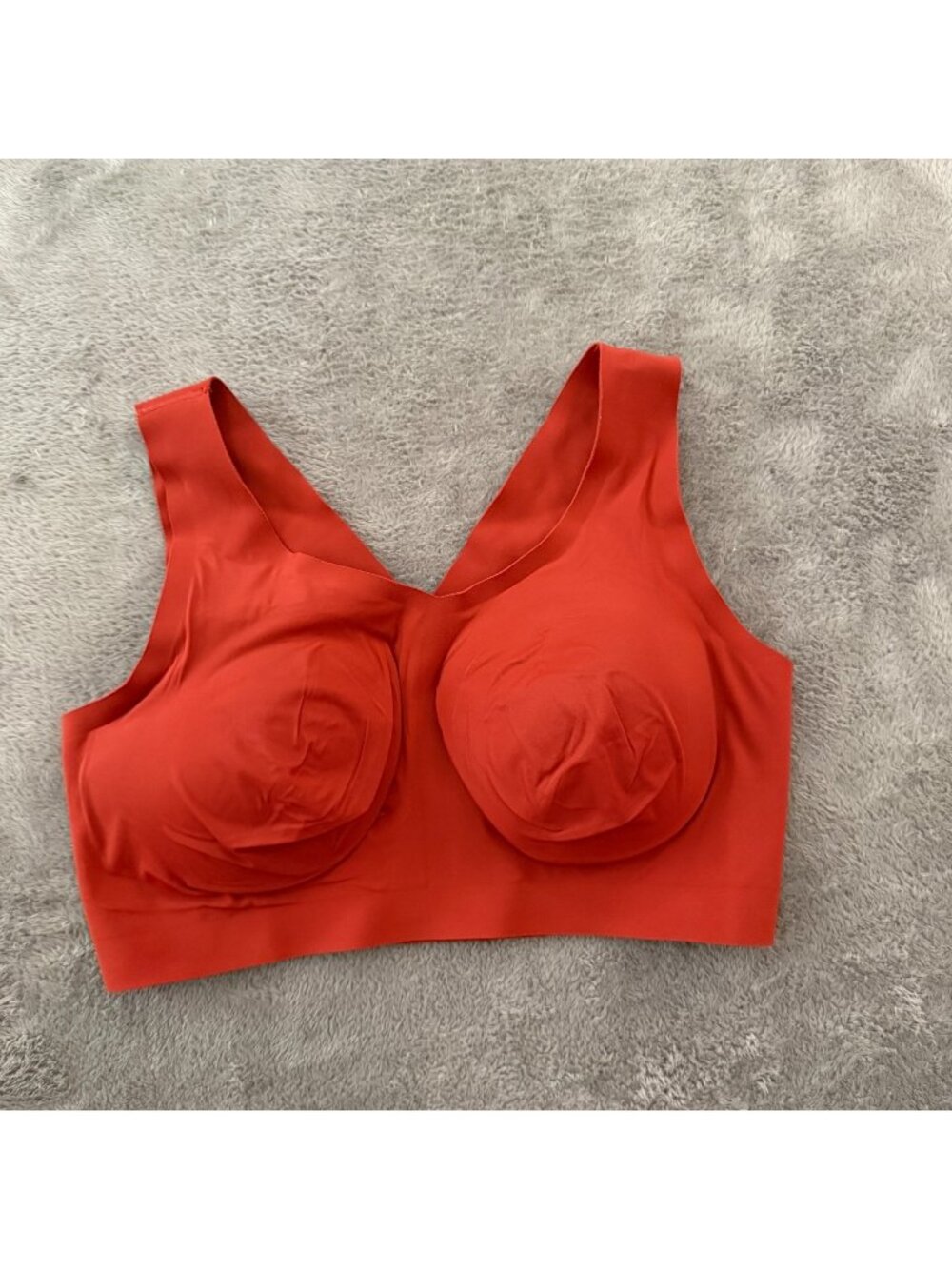 Evelyn & Bobbie The Defy Bra Womens LARGE Rust